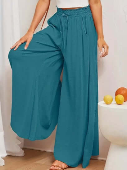 Women's Loose-Fit Drawstring Trousers: Summer Comfort