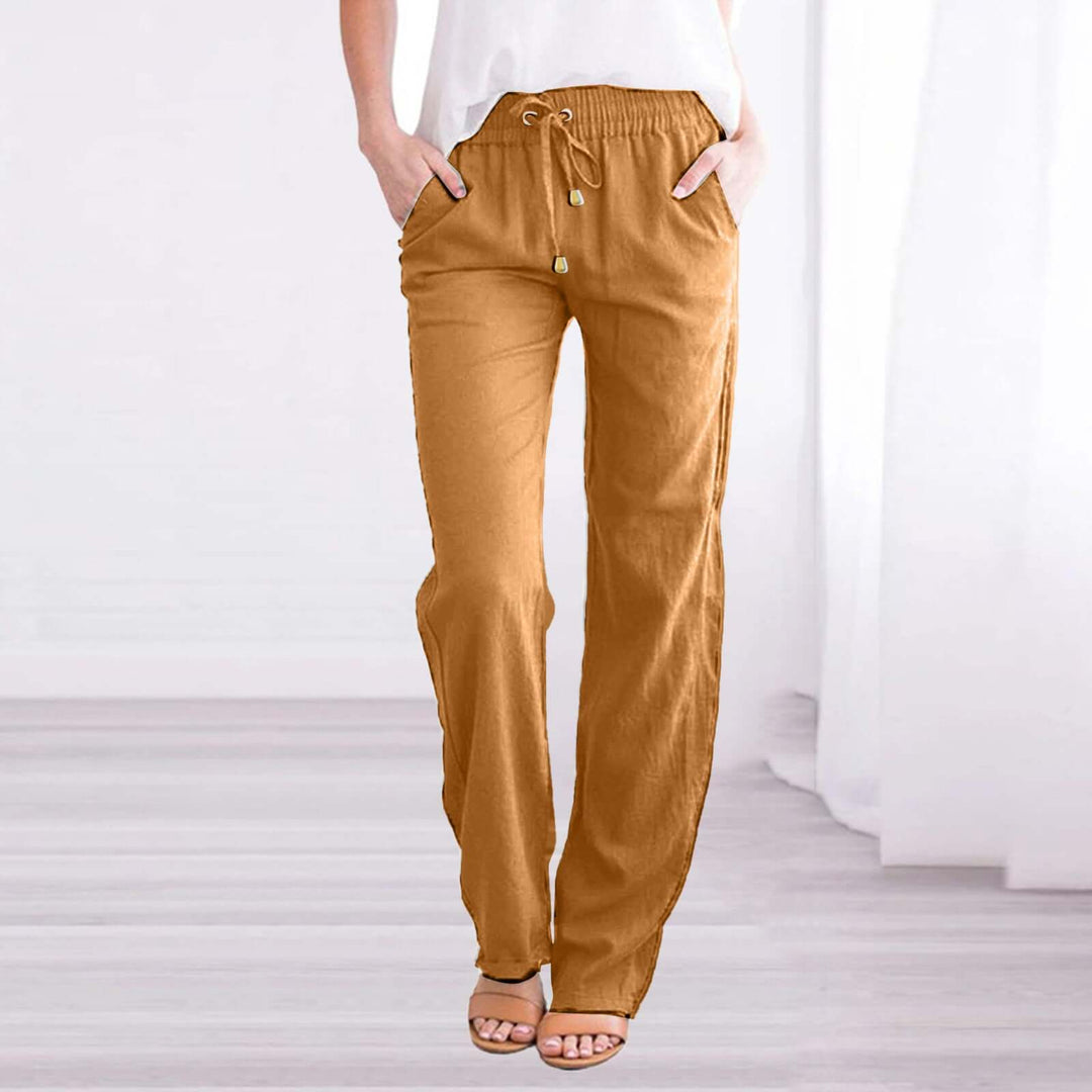 Women's Wide-Leg Drawstring Pants