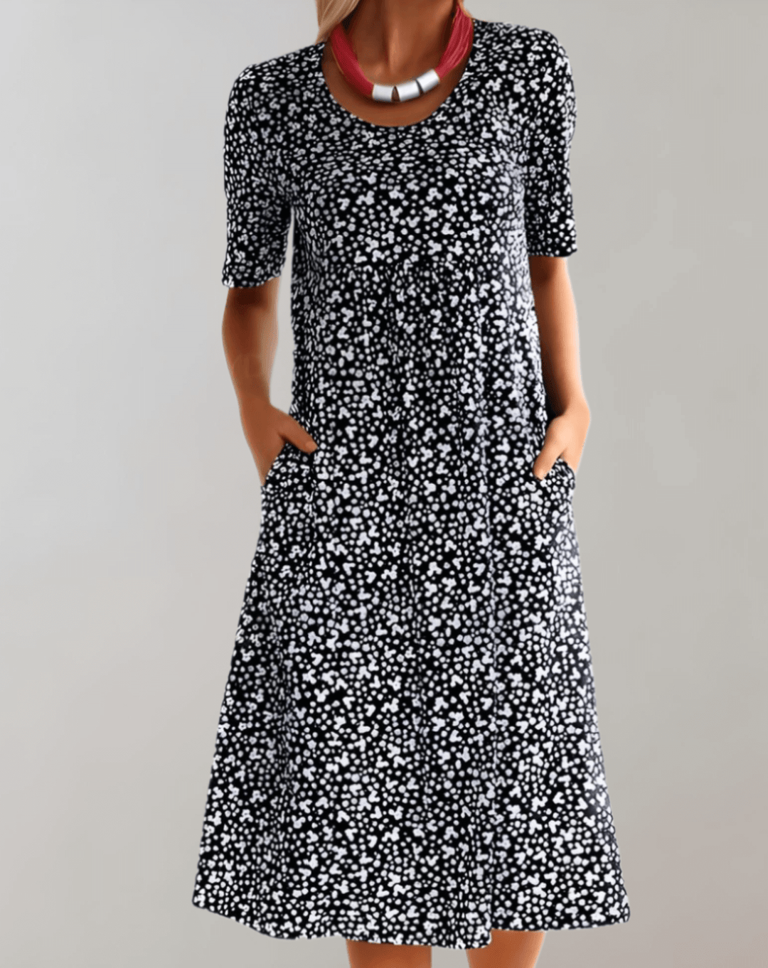 Women's Summer V-Neck Casual Dress