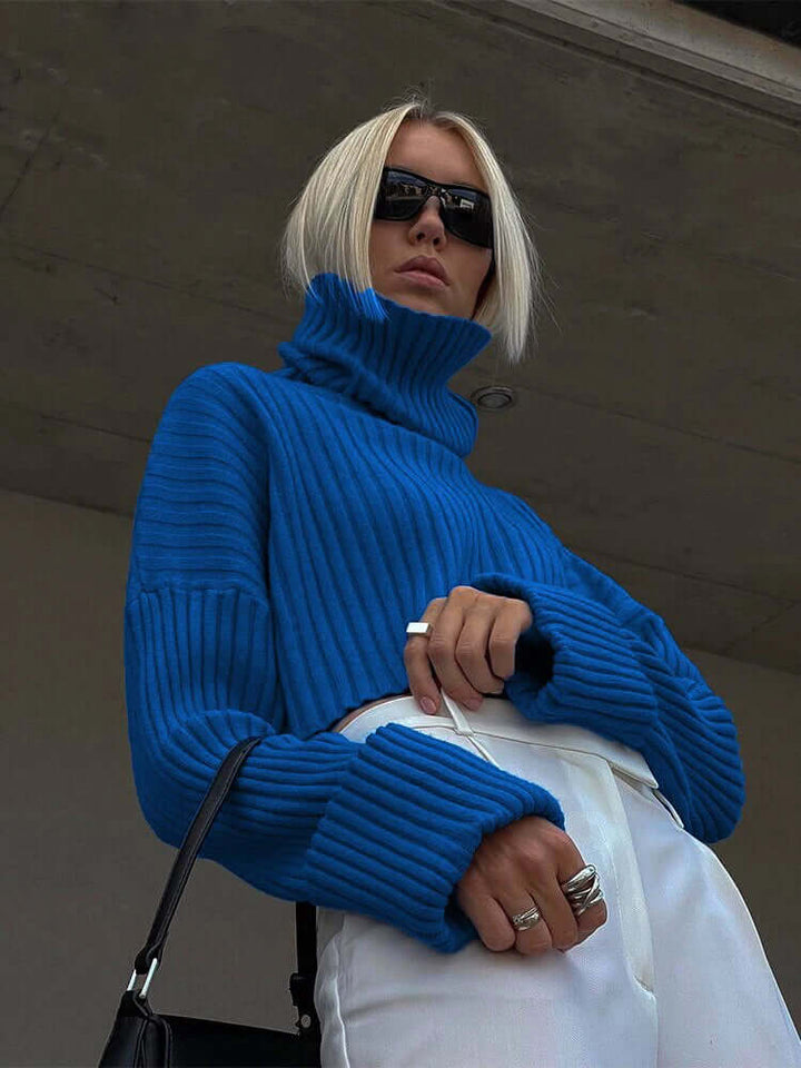 Women's Long Sleeve Pullover Sweater - Winter Warmth & Style