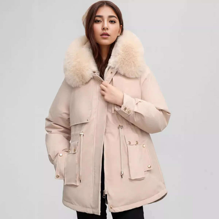 Women's Warm Fur Collar Winter Coat