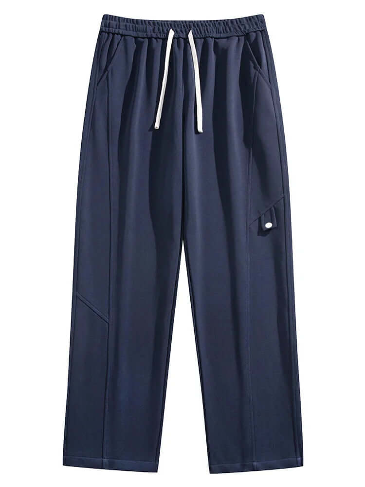 Men's Relaxed-Fit Cotton Trousers: Casual Everyday Pants