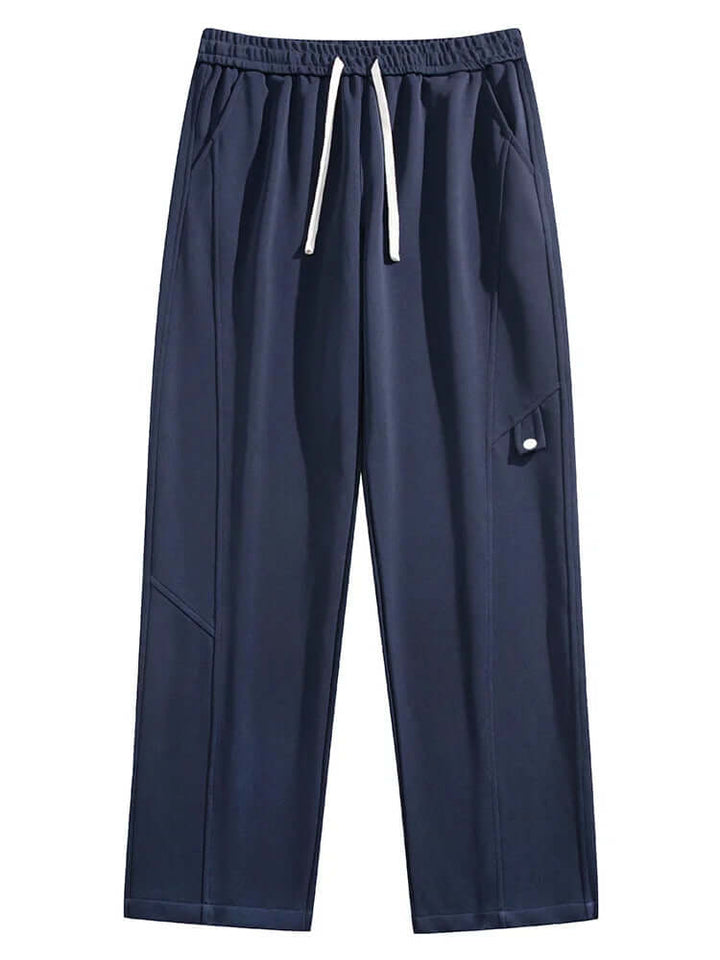 Men's Relaxed-Fit Cotton Trousers: Casual Everyday Pants