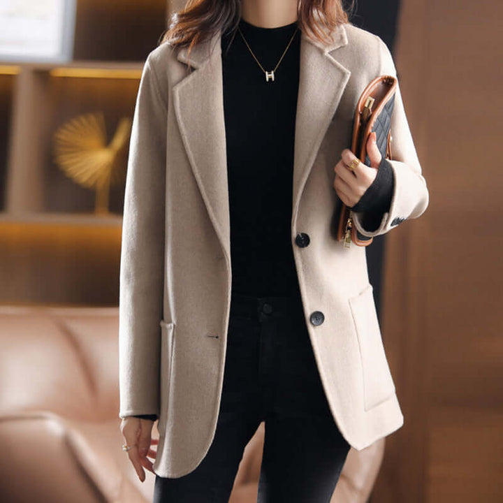 Women's Slim-Fit Tailored Blazer: Lightweight & Sustainable