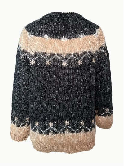 Women's Elegant Round Neck Knit Sweater