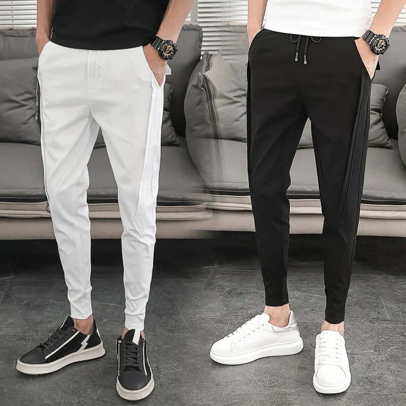 Men's Casual Tapered Joggers with Pockets