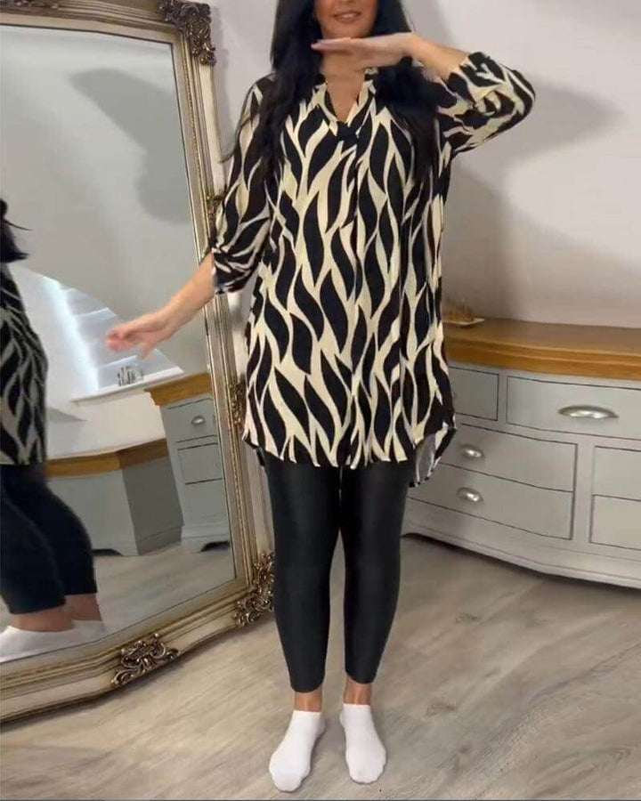 Women's Casual Long Sleeve Blouse - Lightweight & Comfortable Top