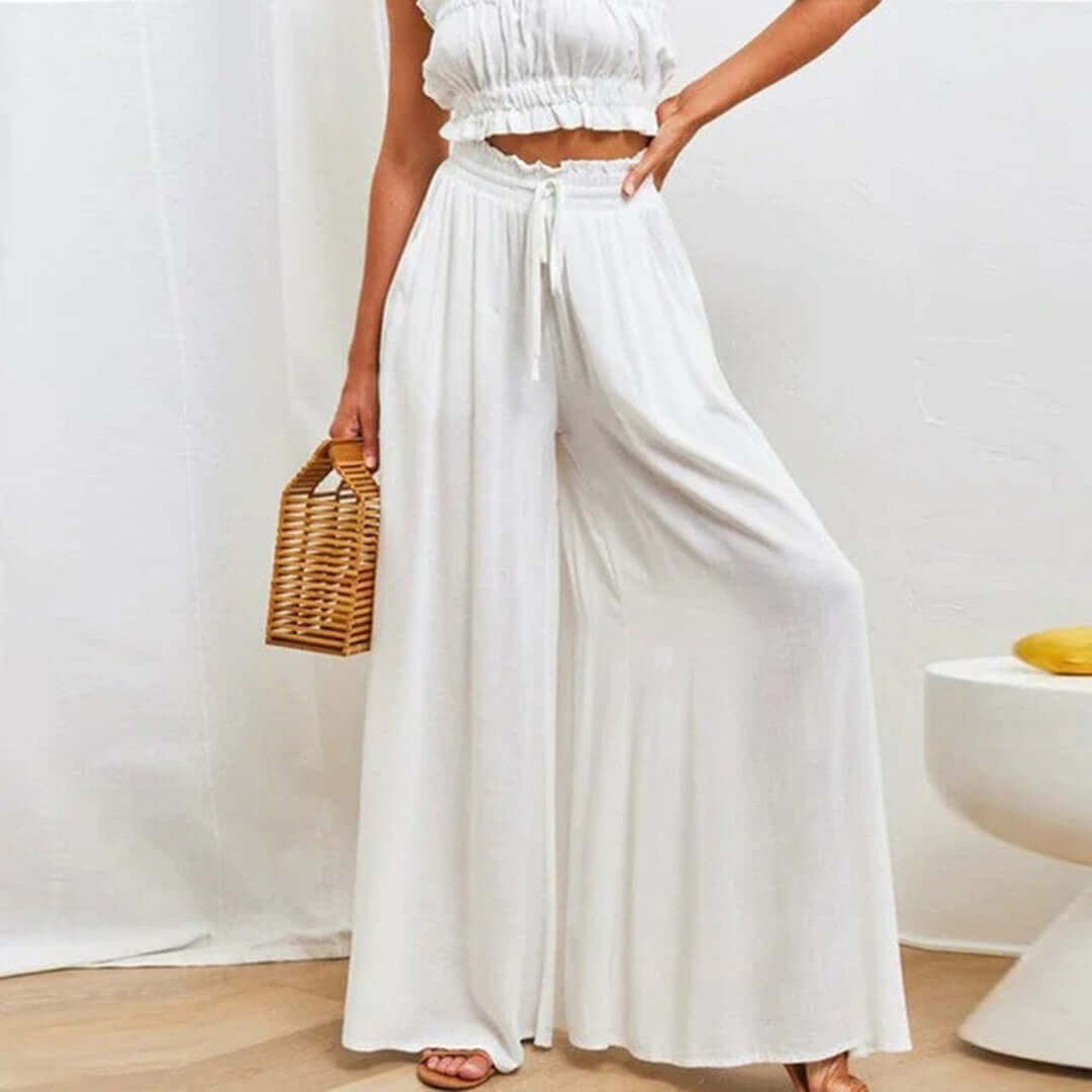 Women's Flowy Maxi Skirt with Pockets