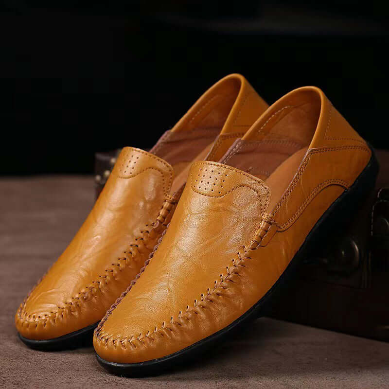 Men's Classic Formal Leather Loafers: Elegant & Comfortable