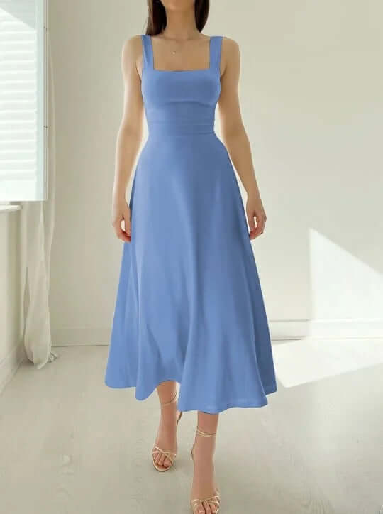 Sleeveless Midi Dress: Elegant & Comfortable