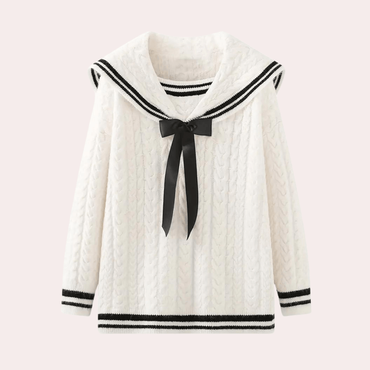 Women's Relaxed Fit Knitted Sweater - Soft & Comfortable