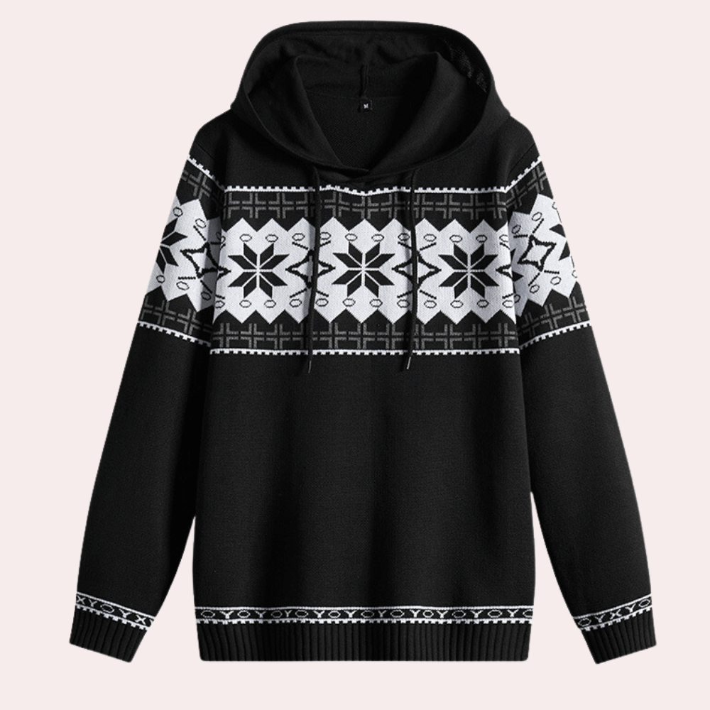 Men's Hooded Sweater: Cozy & Stylish