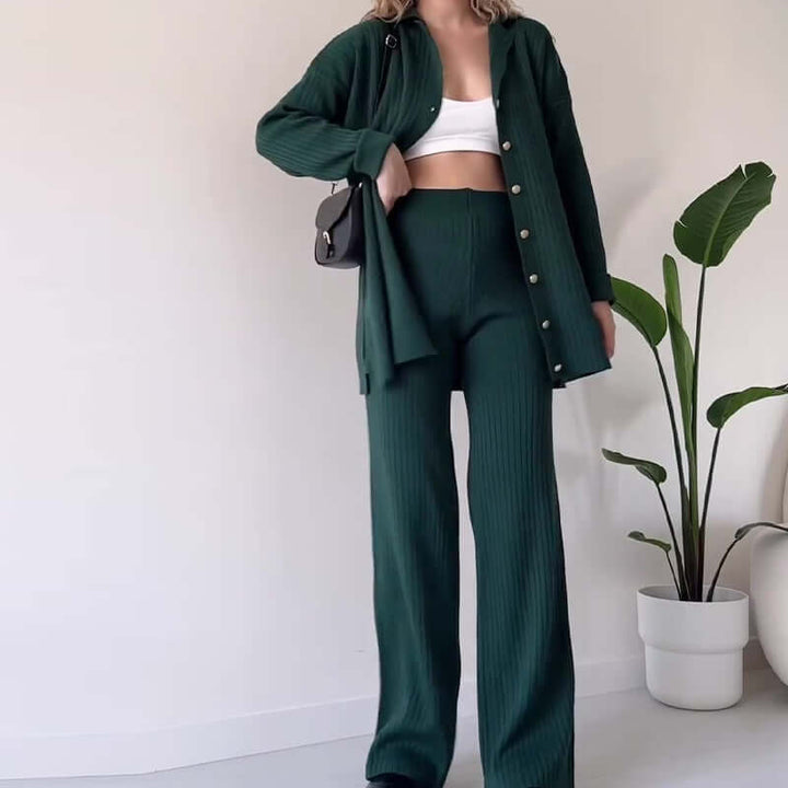 Women's Relaxed Knit Two-Piece Set