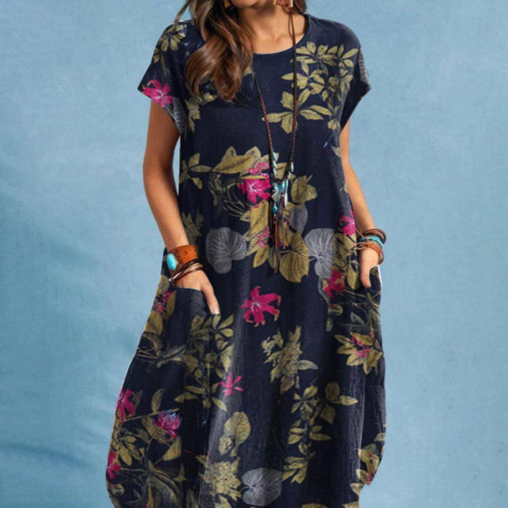 Elegant Satin Midi Women's Dress