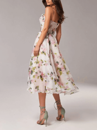Summer V-Neck Dress: Elegant & Breathable