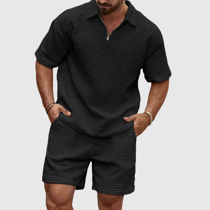 Men's Moisture-Wicking Active Set: Gym & Running Outfit