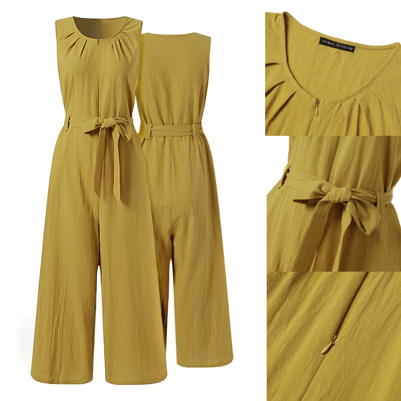 Women's Relaxed Fit Wide Leg Jumpsuit
