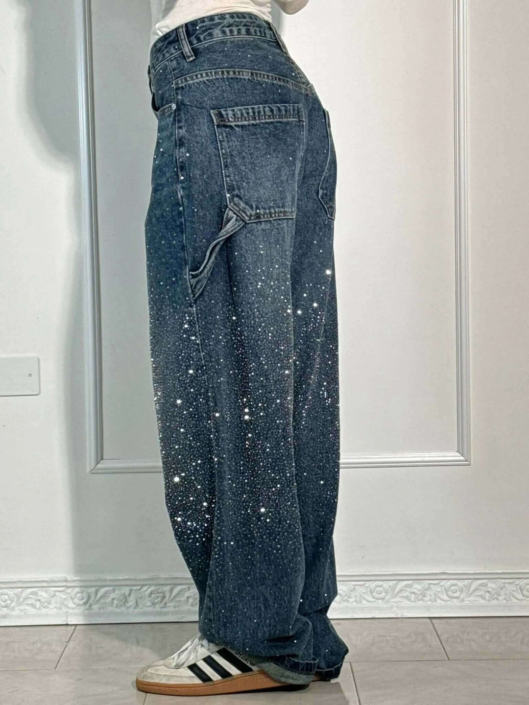 Women's Shiny Balloon Jeans