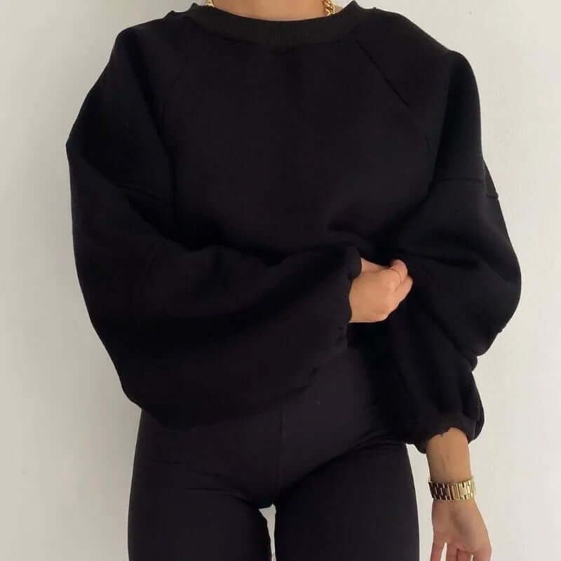 Women's Relaxed Fit Long Sleeve Sweater