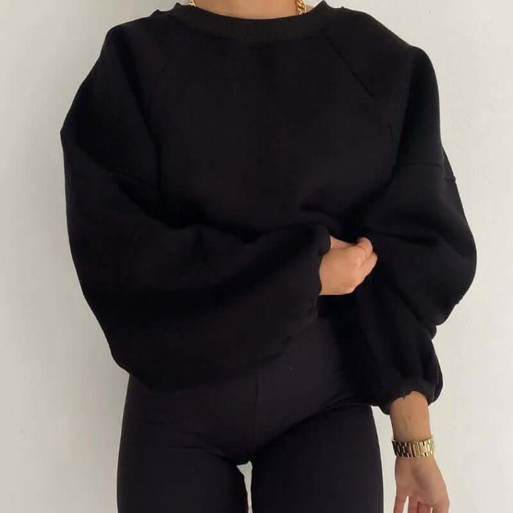 Women's Relaxed Fit Long Sleeve Sweater