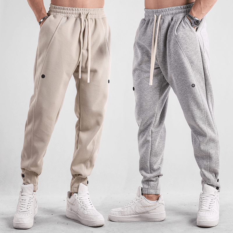 Men's Casual Tapered Joggers with Cuffed Ankles
