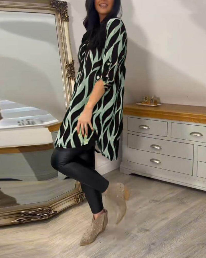 Women's Casual Long Sleeve Blouse - Lightweight & Comfortable Top