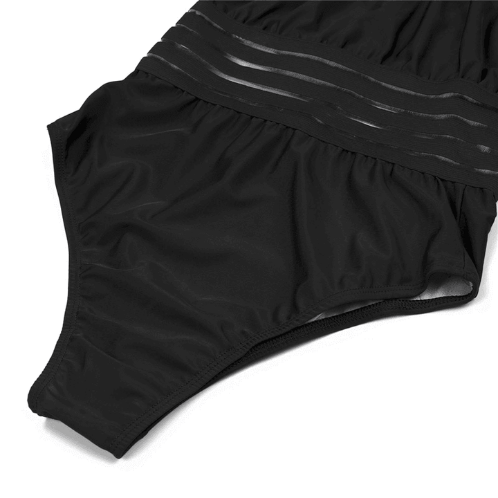 Women's High-Cut Leg One-Piece Swimsuit