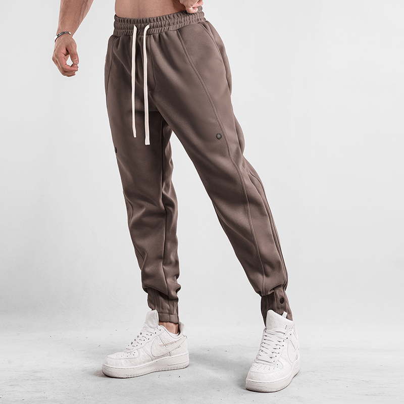 Men's Casual Tapered Joggers with Cuffed Ankles