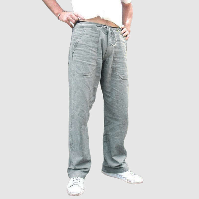 Men's Relaxed-Fit Drawstring Casual Trousers