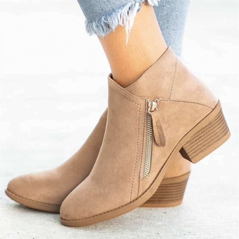 Women's Leather Ankle Boots: Stylish & Comfortable Footwear