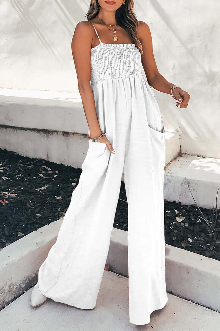 Women's Relaxed Fit Spaghetti Strap Jumpsuit