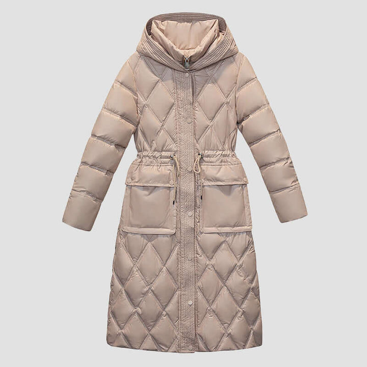 Women's Insulated Hooded Jacket: Warm & Stylish Winter Wear