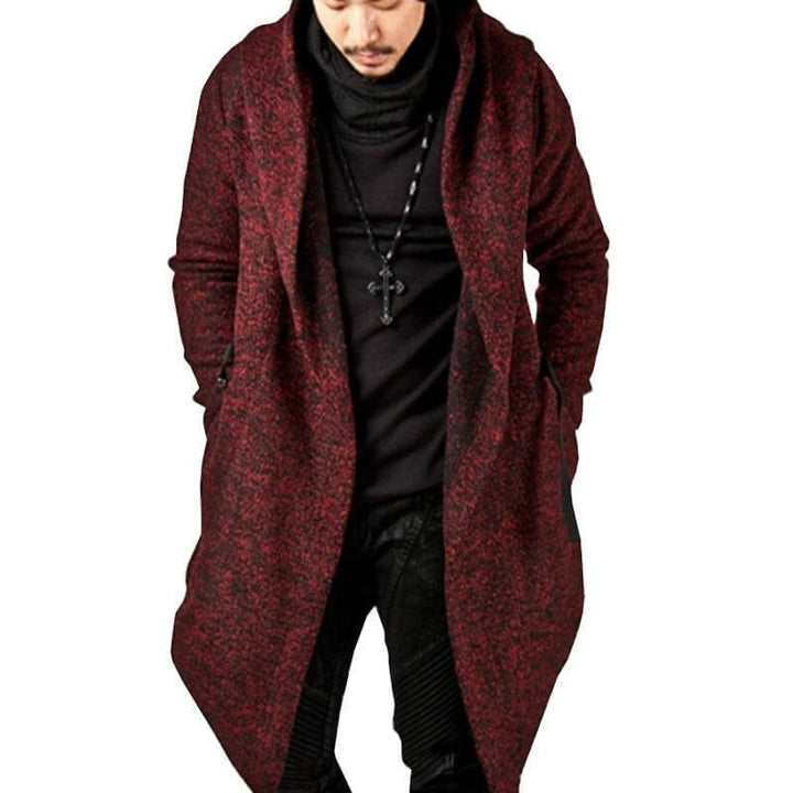 Men's Hooded Jacket with Irregular Hem: Stylish & Comfortable Outerwear