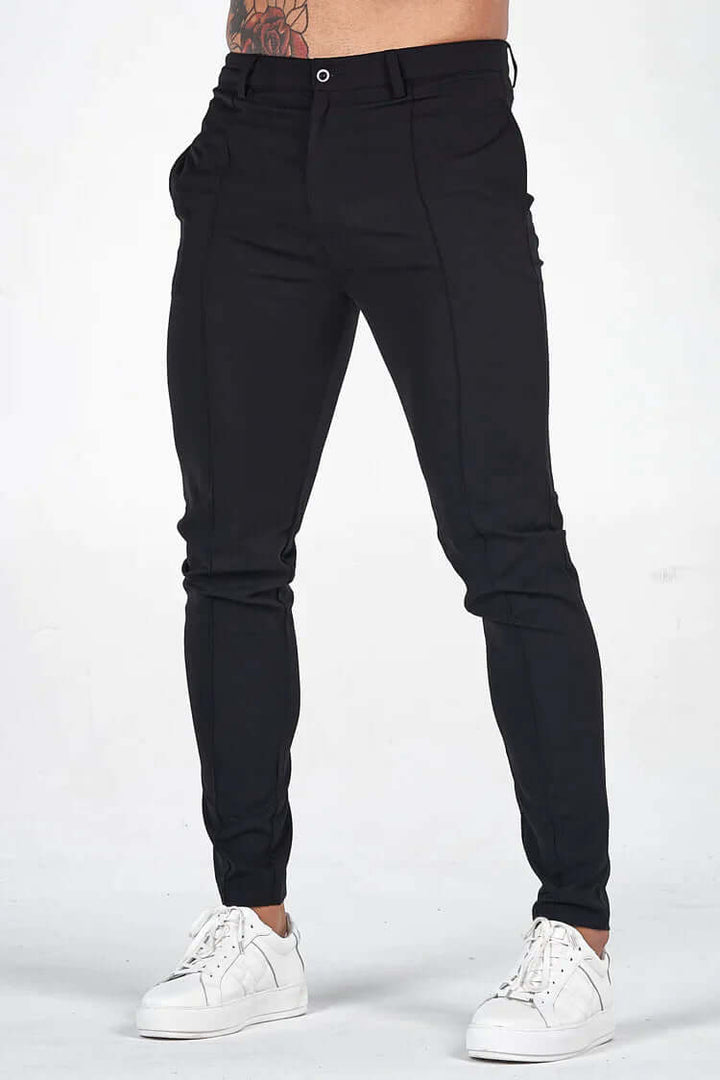 Men's Slim Fit Long Trousers: Stylish & Comfortable