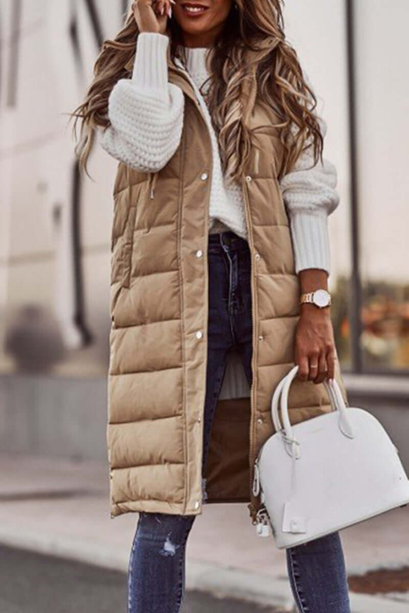 Women's Mandarin Collar Zipper Cardigan: Elegant & Comfortable