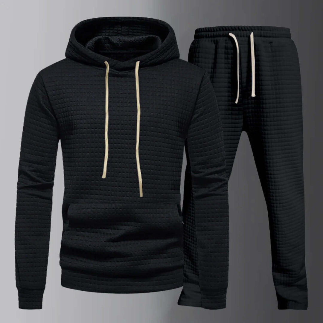 Men's Hoodie & Jogger Set: Relaxed Fit, Drawstring Hoodie