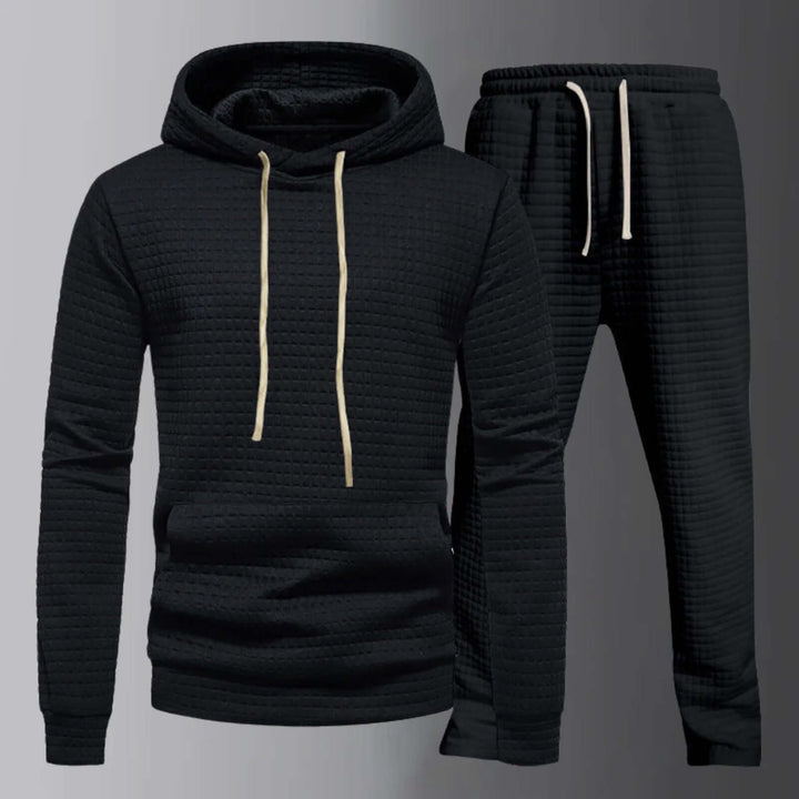 Men's Hoodie & Jogger Set: Relaxed Fit, Drawstring Hoodie