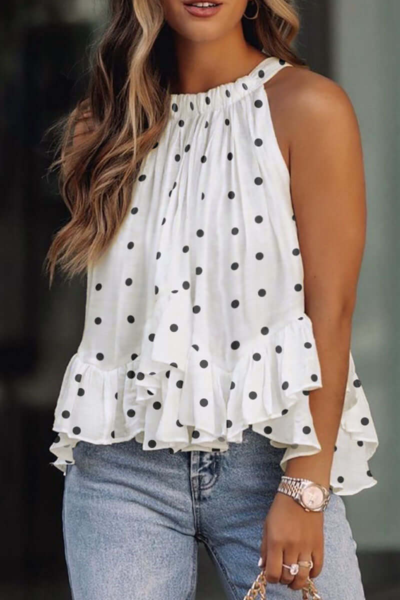 Women's Patchwork Halter Top: Summer Street Style