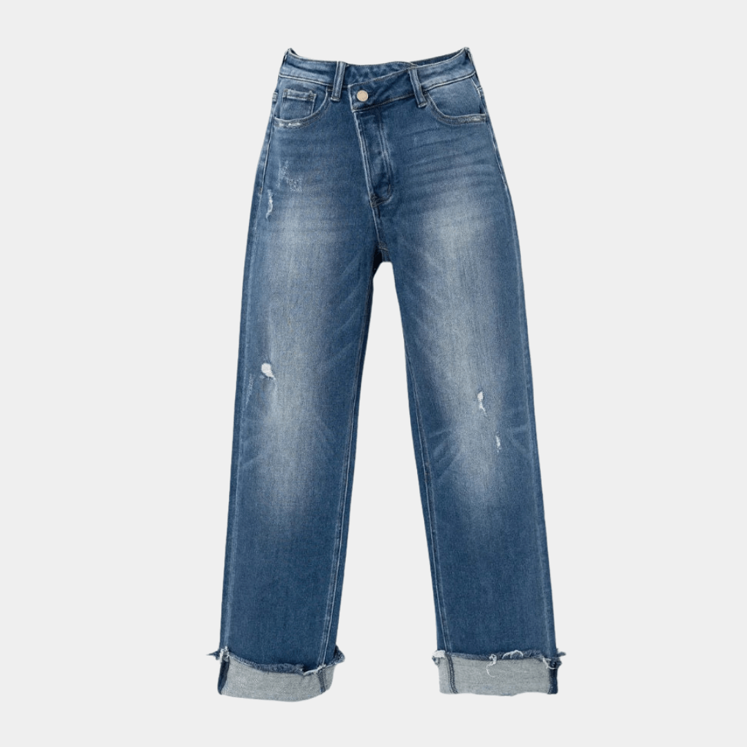 Women's Relaxed Fit Denim Jeans: Casual & Comfortable
