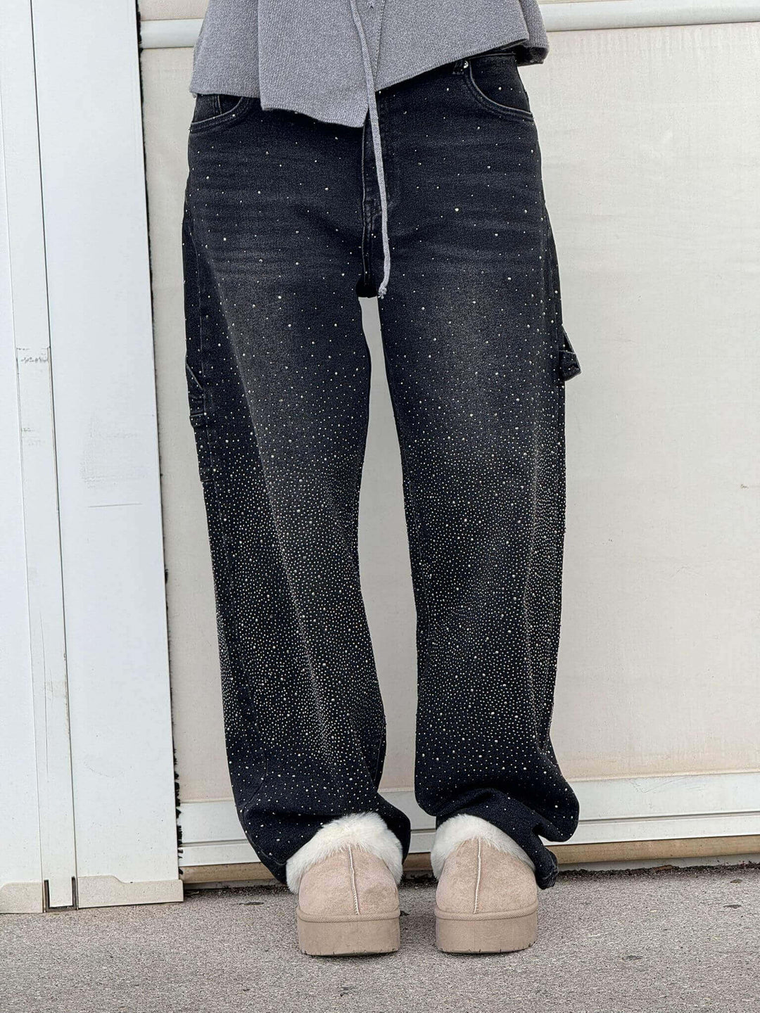 Women's Shiny Balloon Jeans