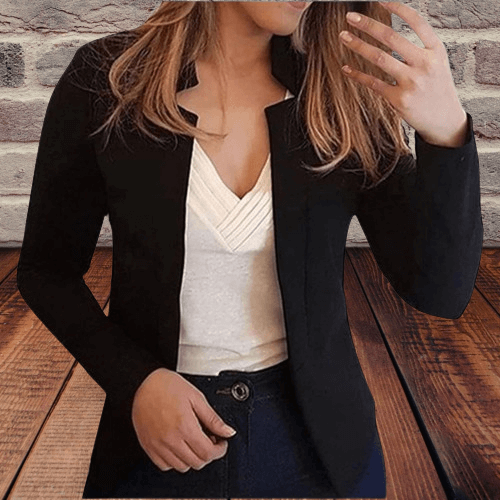 Women's Slim Fit Blazer Vest: Versatile Tailored Style