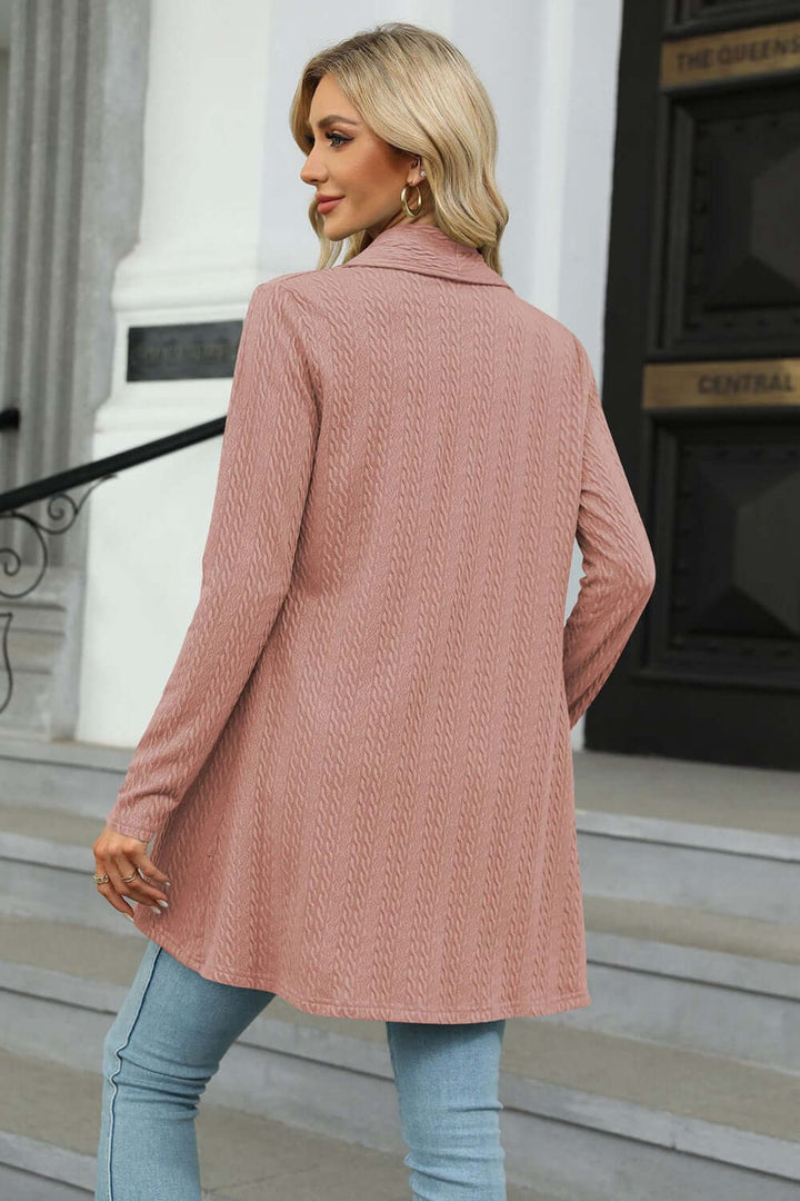 Women's Casual Open-Front Longline Cardigan