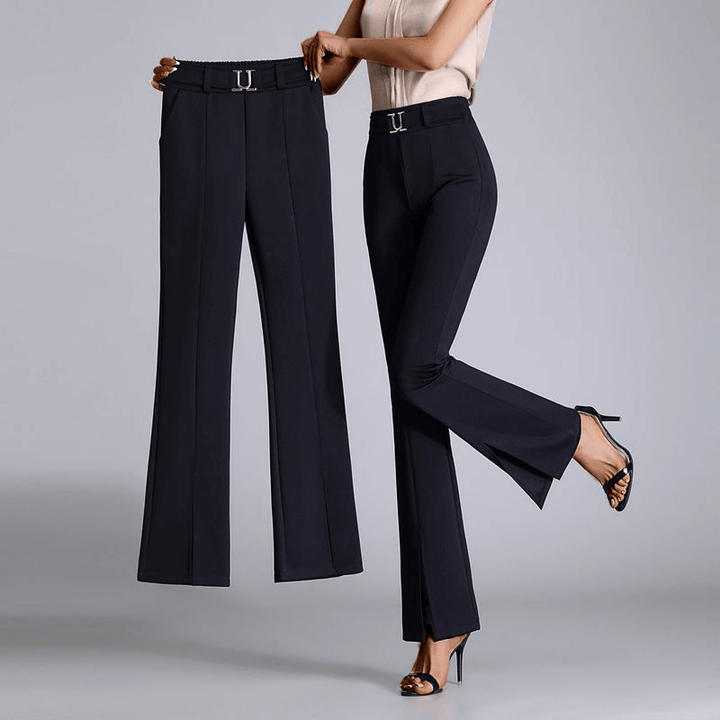 Women's High-Waisted Wide Leg Trousers