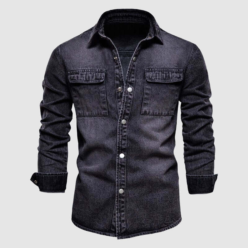 Men's Long-Sleeve Relaxed Fit Shirt