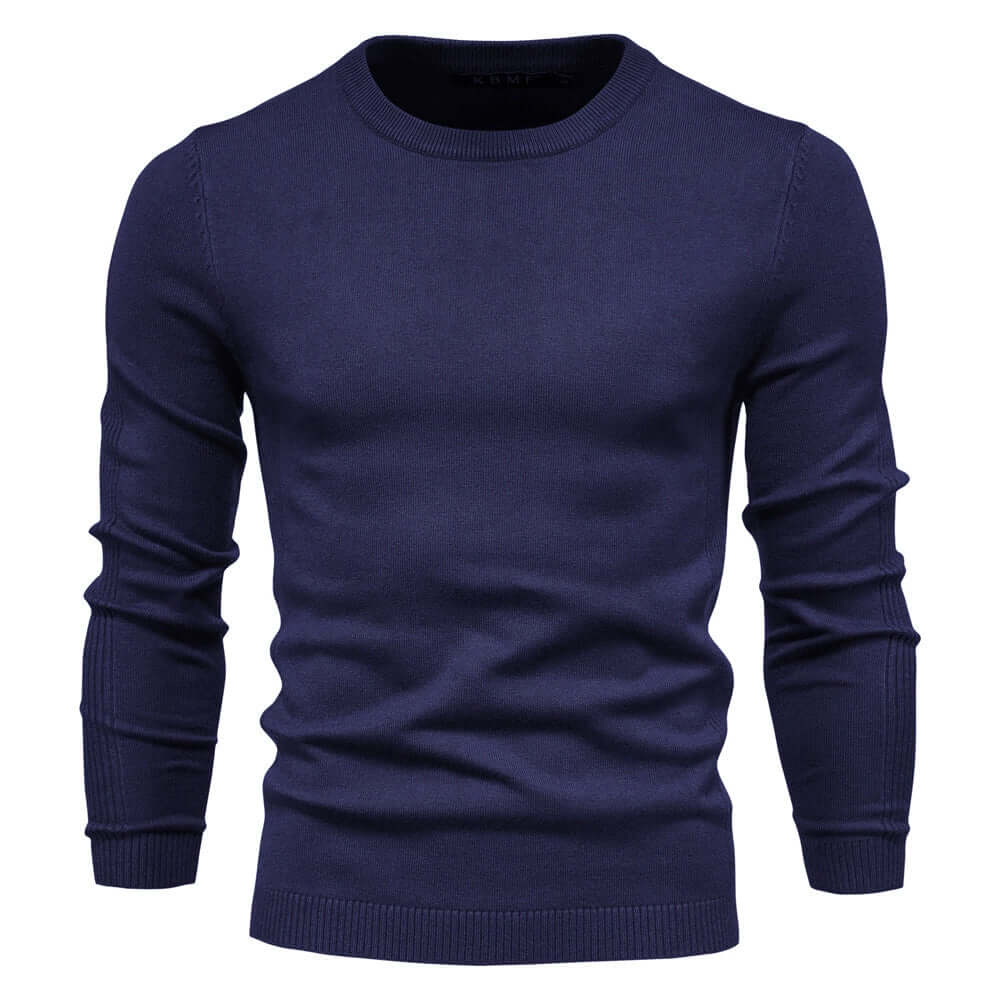 Men's Classic Knit Pullover Sweater: Autumn & Winter Warmth
