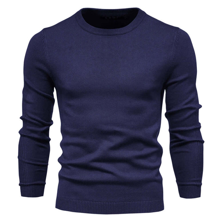 Men's Classic Knit Pullover Sweater: Autumn & Winter Warmth