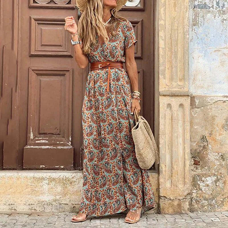Women's Summer Casual Printed Dress