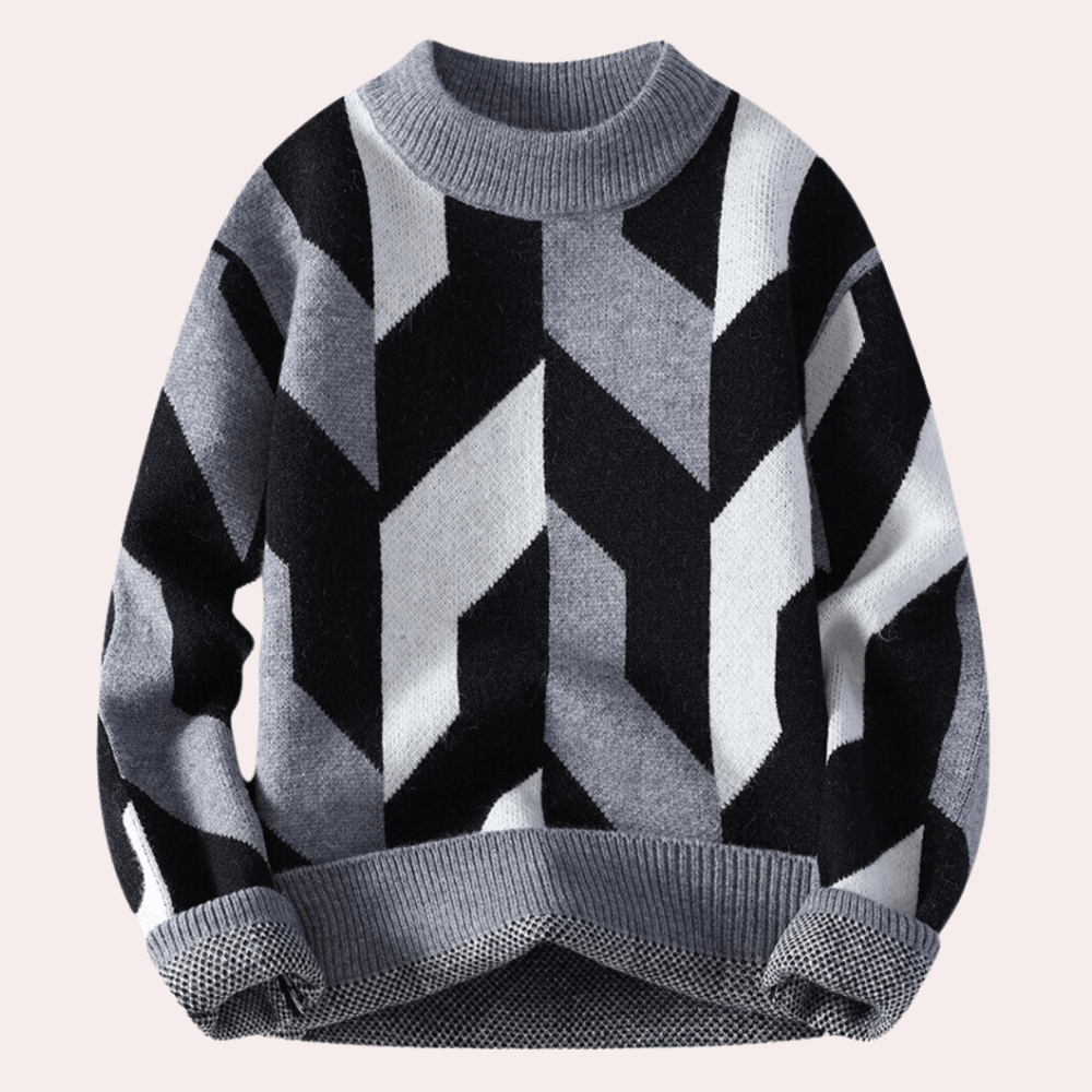Men's Casual Knit Sweater: Soft, Stylish & Comfortable