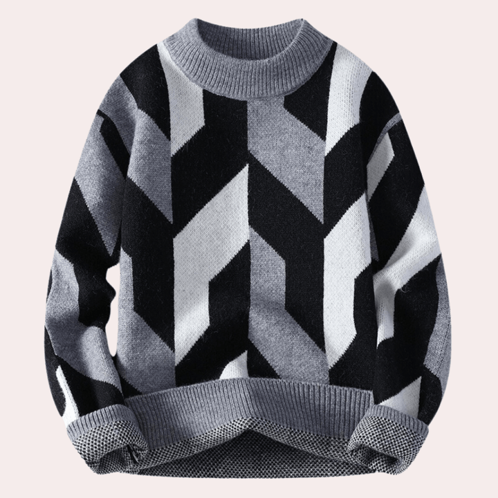 Men's Casual Knit Sweater: Soft, Stylish & Comfortable