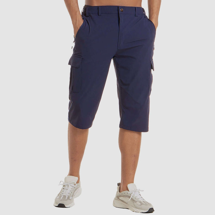 Men's Outdoor Walking Shorts: Multi-Pocket Hiking Shorts